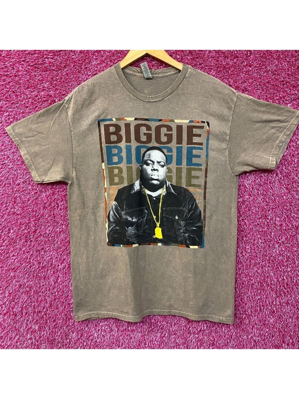 The Notorious B.I.G. Biggie Smalls Graphic Design T-Shirt Large